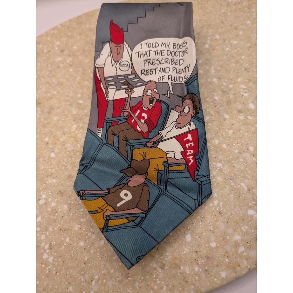 BENCH WARMERS Football Team RICHARD TORREY Originals Men's SILK Tie Made in USA!